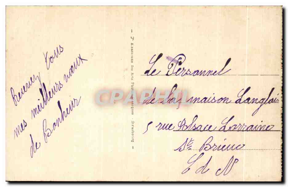 CPA Algerie Dans La Palmeraie — Rückseite