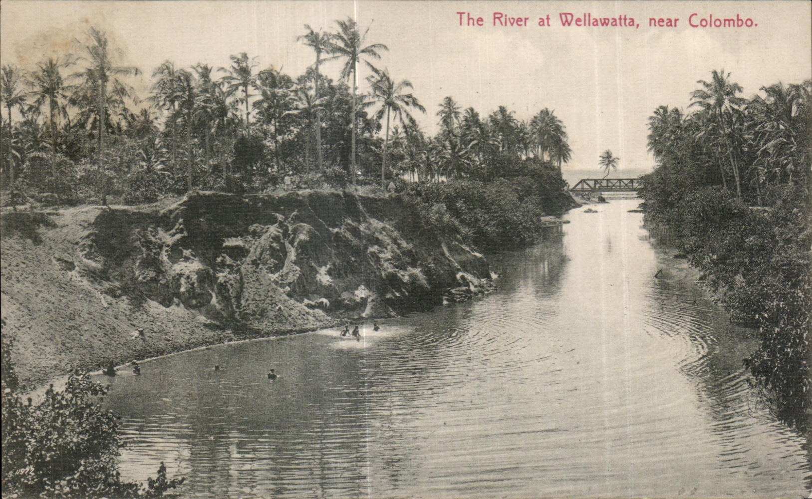 CPA The River at Wellawatta near Colombo Sri lanka Ceylan Ceylon 