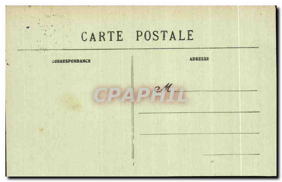 CPA Bangui Etablissement de la Sous Intendance Mllitaire Congo Belge  — Rückseite