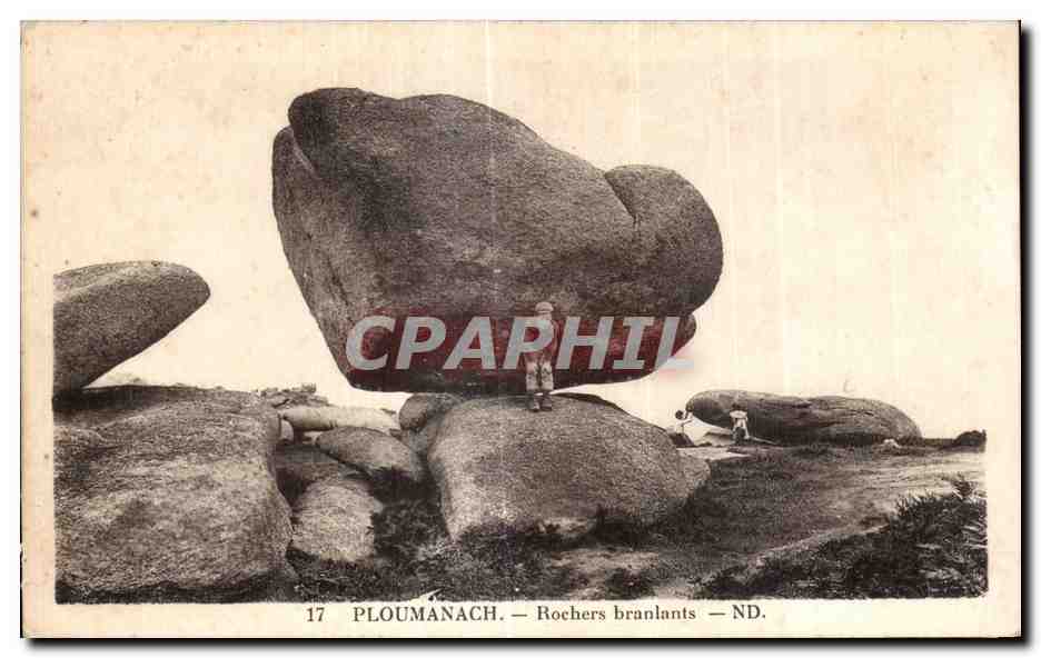 PLOUMANACH — Rochers branlants — CP DES ARTS STRASBOURG