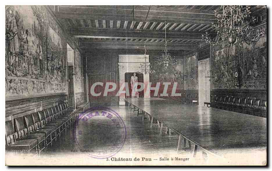 CPA Chateau de Pau Salle a Manger