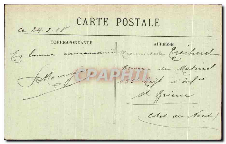 CPA Les Pyrenees Lourdes Le Calvaire Breton et la Basilique — Verso