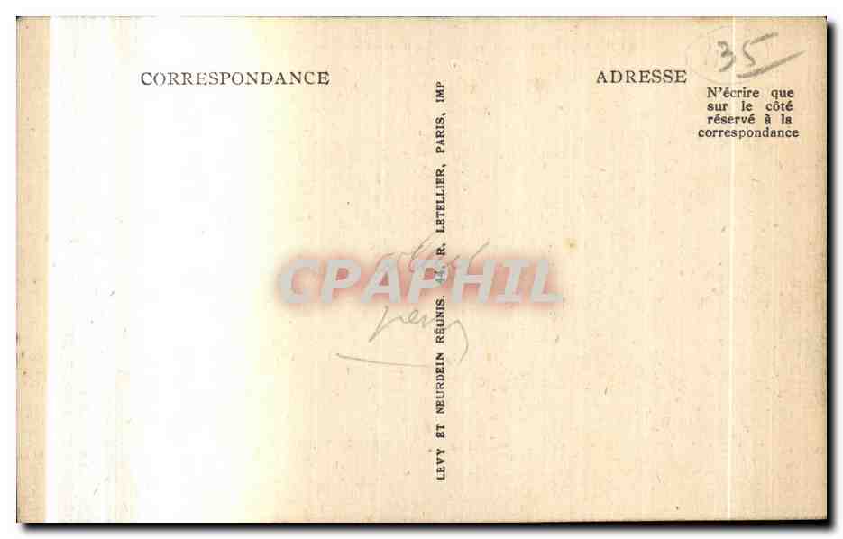 Saint-Malo — Les Remparts de Bon-Secours — LL — Verso