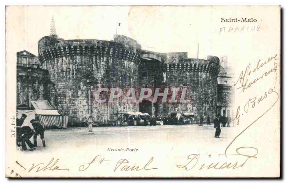 Saint-Malo — Grande-Porte — B. F., Paris