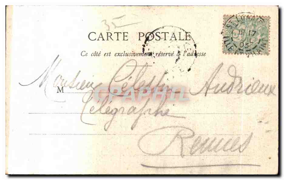 St-Malo - I Muri (Lato Nord) — Costa d'Emeraude, editore sconosciuto, n° 21 — Verso