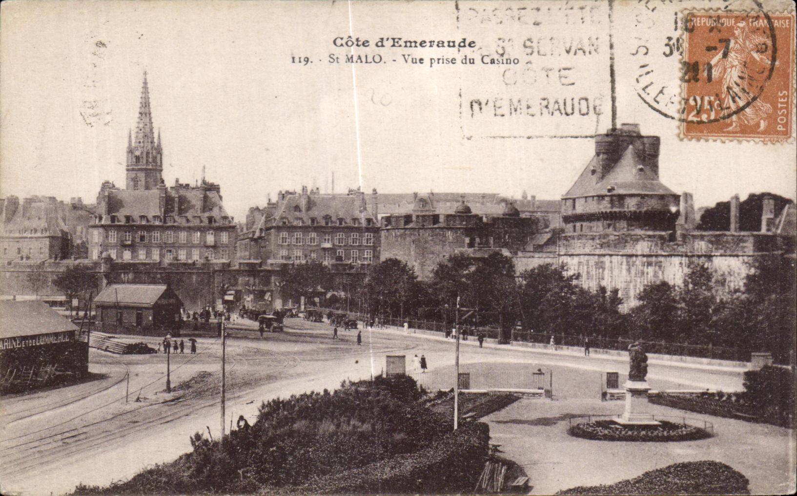 St MALO - Vue prise du Casino - Côte d'Emeraude
