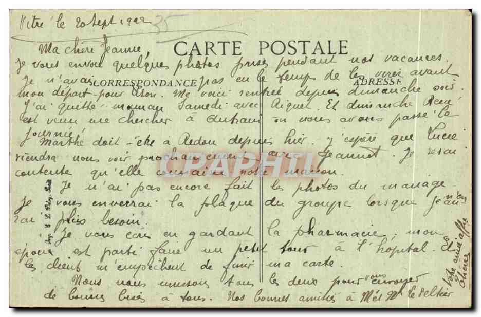 SAINT-MALO — Étude de Vagues - Le Fort national un jour de tempête — E.D. — Reverso