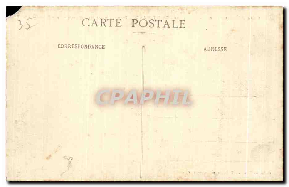 Saint-Malo - Promenade sui Remparts - Torre Bidonane - G.F. — Verso