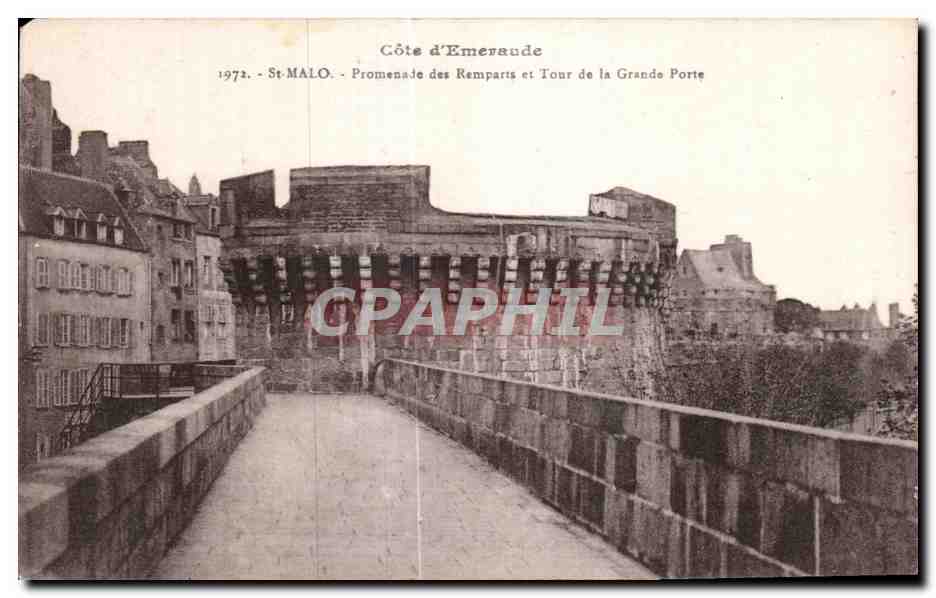 St-Malo - Côte d'Émeraude y Torre de la Grande Porte — Laurent-Nol, Rennes