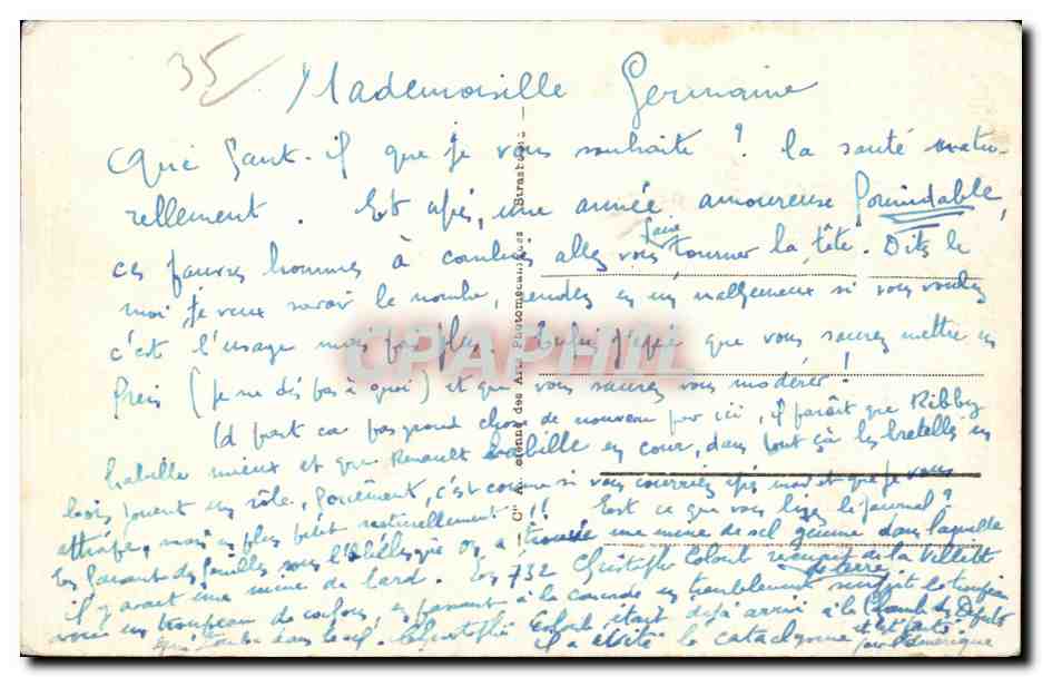St-Malo - La Plage de Bon Secours, vue du grand Bey — éditeur ARA, n°13 — Reverso