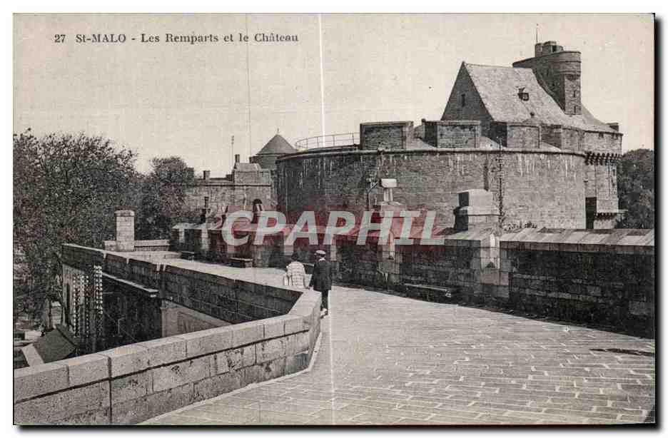 St-Malo - Les Remparts et le Château — Édition 'Au Kiéler' à St-Malo