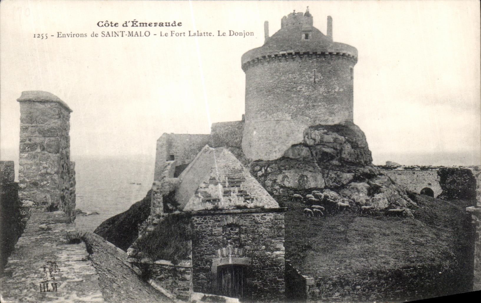Côte d'Émeraude — Fort Lalatte, Der Bergfried — H. Le Nalliot, Verlag