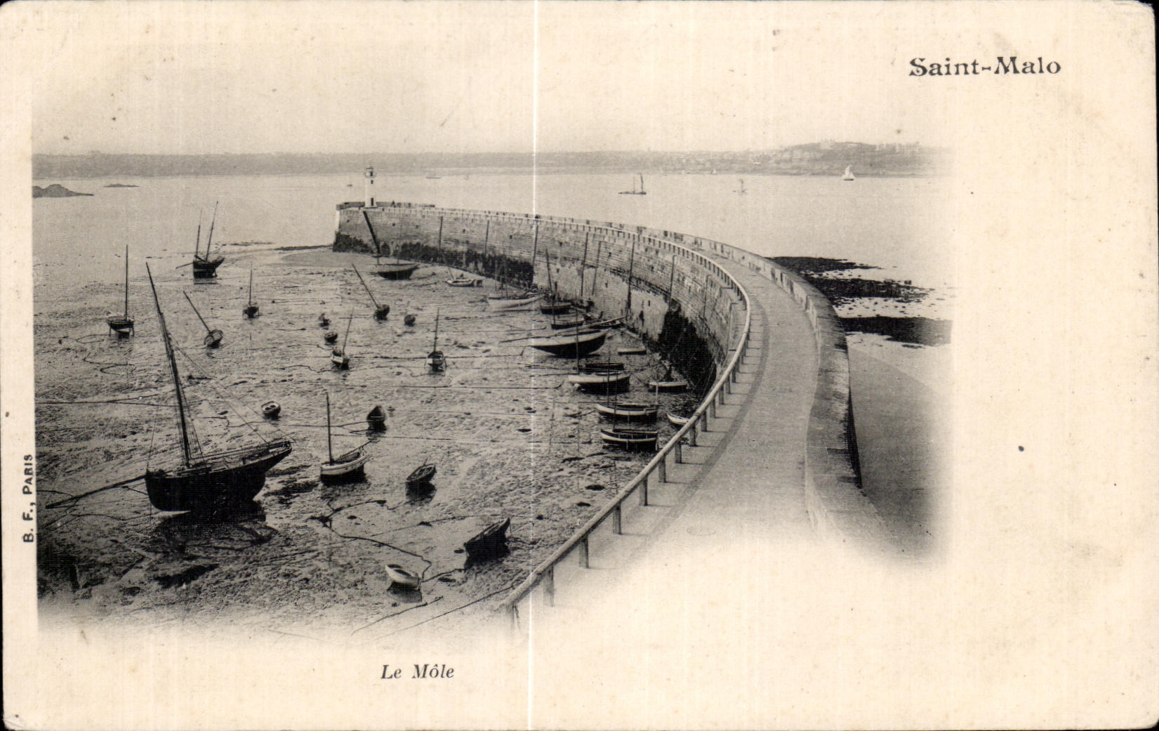 CPA St Malo Le Mole Bateaux 