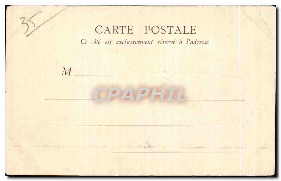 CPA St Malo Le Mole Bateaux  — Rückseite