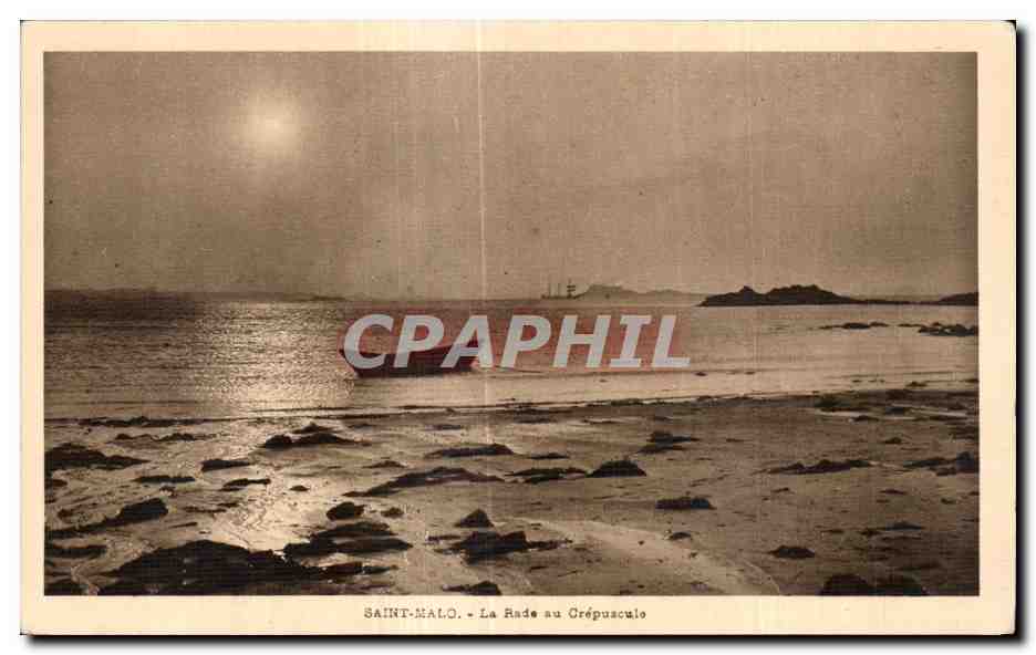 Saint-Malo - La Rade au Crépuscule — Édition M. Pambrun, Série 3 N°13