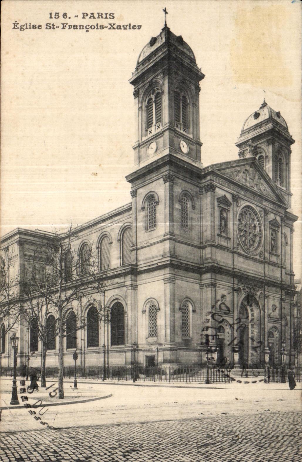 CPA Paris Eglise St Francois Xavier