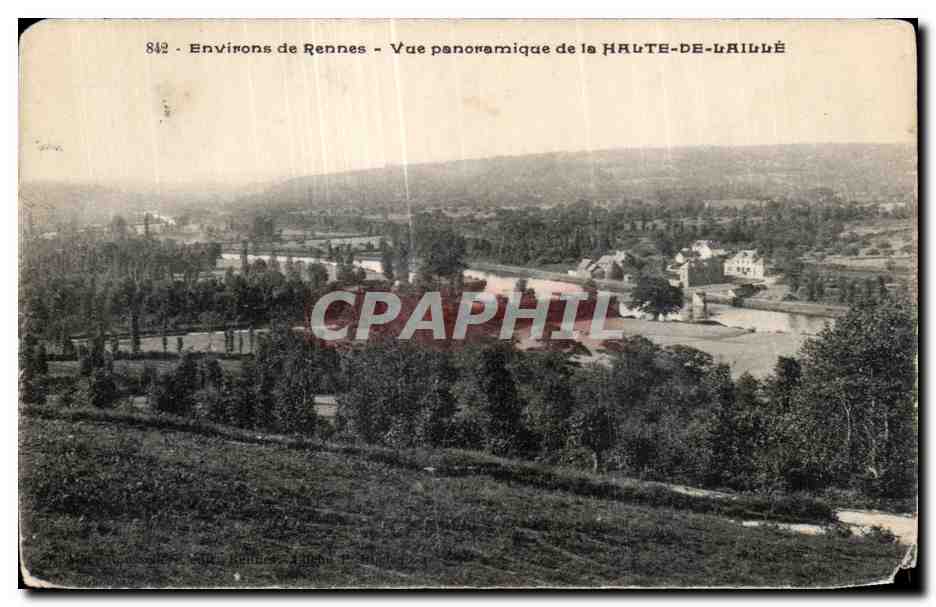 Environ de Rennes - Vue panoramique de la HAUTE-DE-LAILLÉ