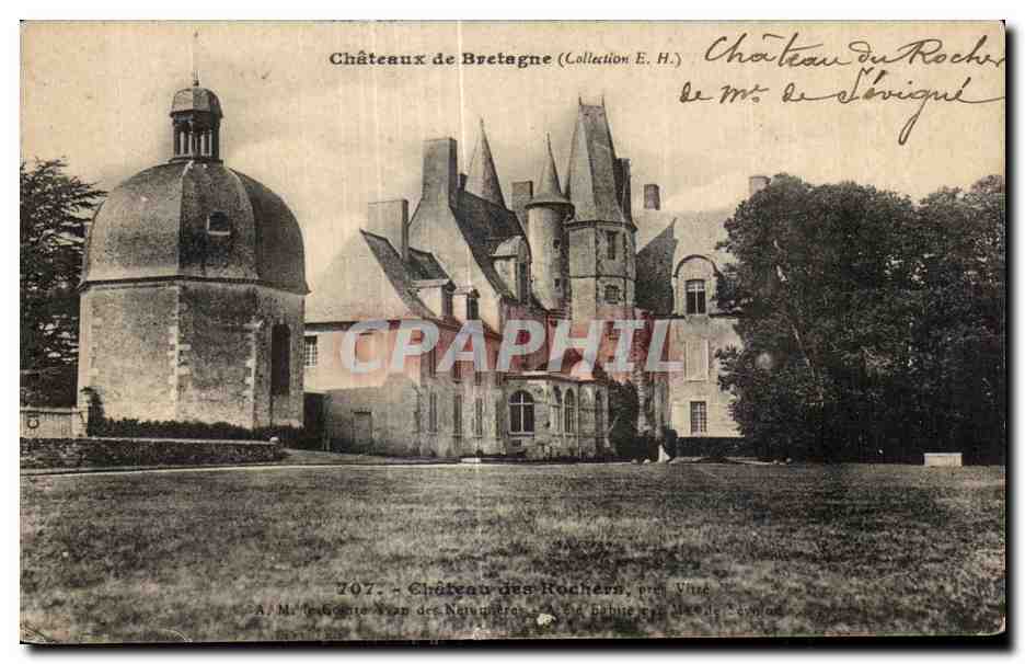 Schloss der Felsen, nahe Vuitte — Schlösser der Bretagne (Sammlung E. H.) — n° 707