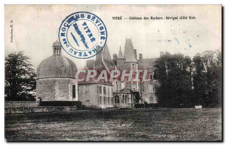 VITRÉ — Schloss Rochers-Sévigné (Ostseite) — Sammlung H. D.