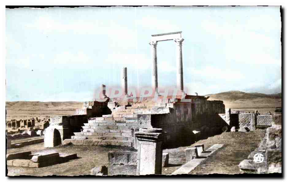 CPA maroc Timgad Le Temple du Genie de la Cotonie