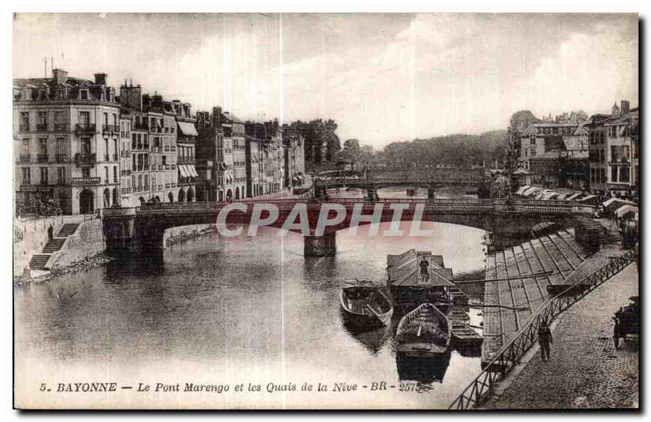 Bayonne — Le Pont Marengo et les Quais de la Nive — BR-257