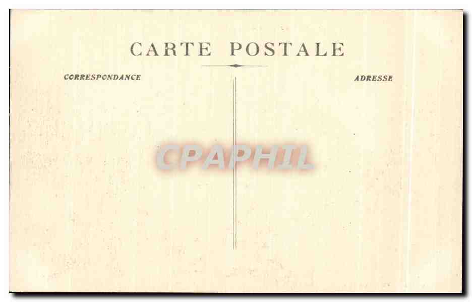 CPA Marseille La Place et le Palais de la Bourse — Rückseite