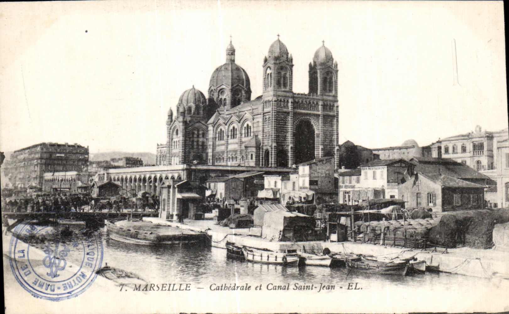 CPA Marseille Cathedrale et Canal Saint Jean 