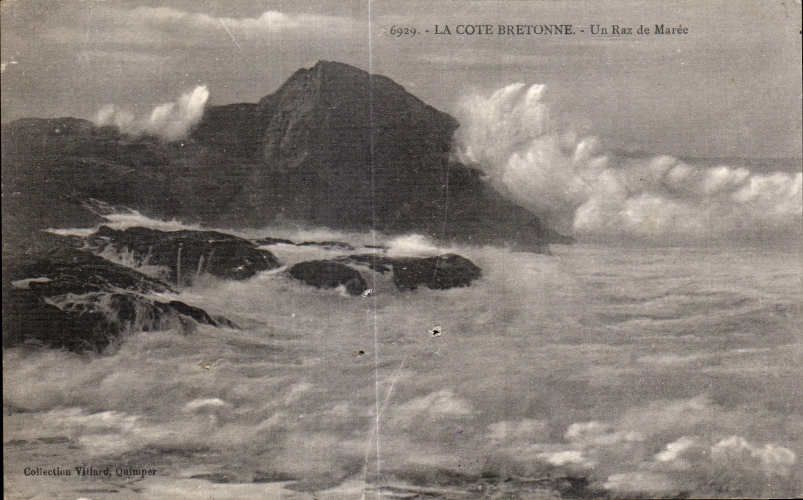 CPA La Cote Bretonne Un Raz de Maree Bretagne 