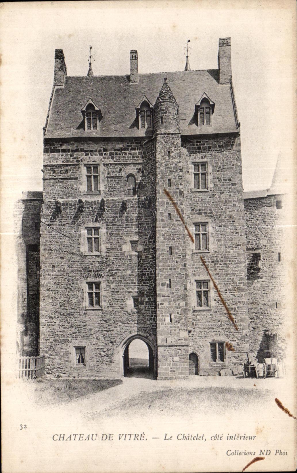 Antike Ansichtskarte Chateau de Vitre Le Cbatelet
