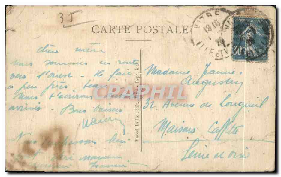 Vitre (Illé-et-Vilaine) - Chaire extérieure de l'Église Notre-Dame — Reverso