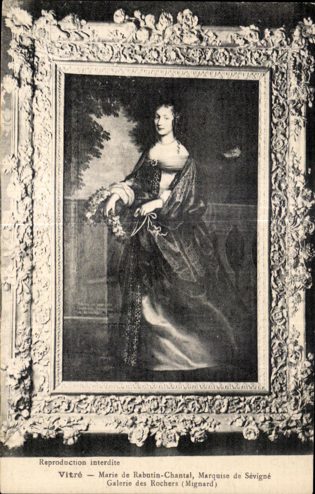 Vitré — Marie de Rabutin-Chantal, Marquise de Sévigné — Galerie des Rochers (Mignard)