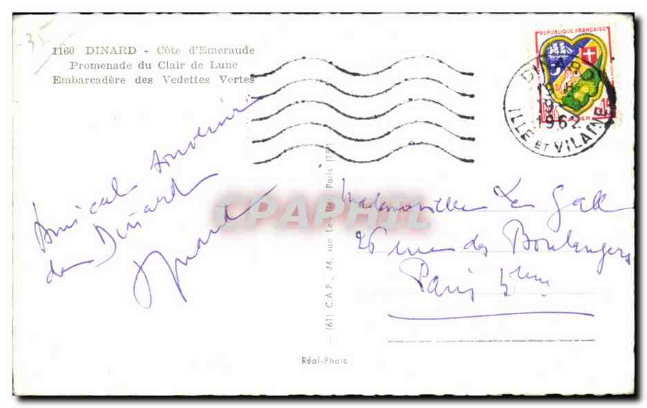 Cap Fréhel — Vue du port et du phare — Éditeur CAP, n° 82 — Reverso
