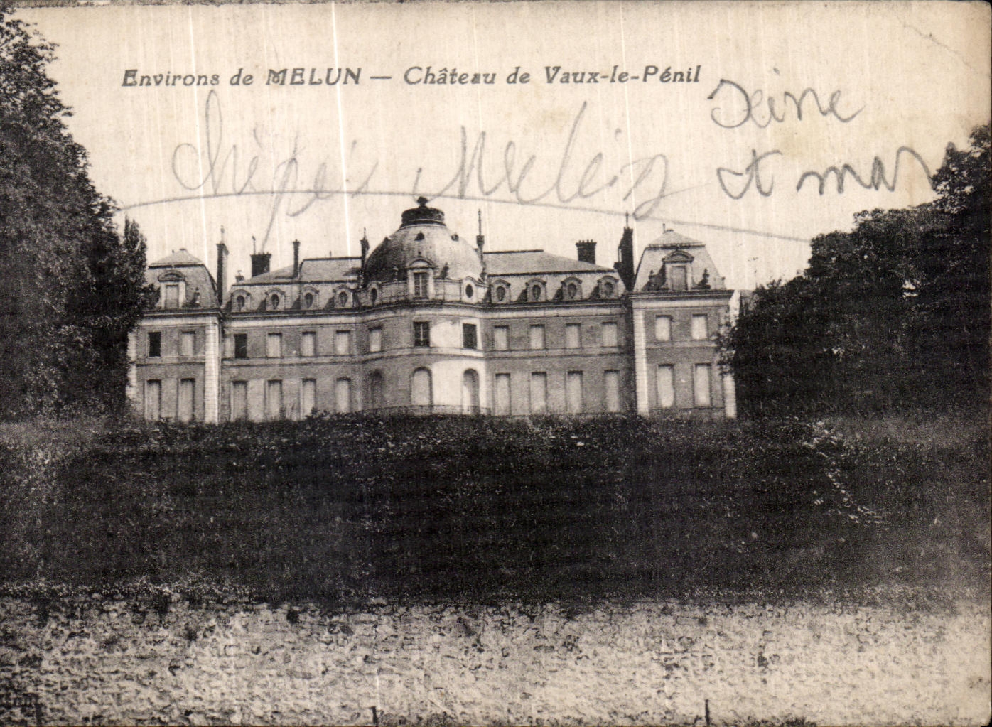 CPA Environs de Melun Chateau de Vaux le Penil