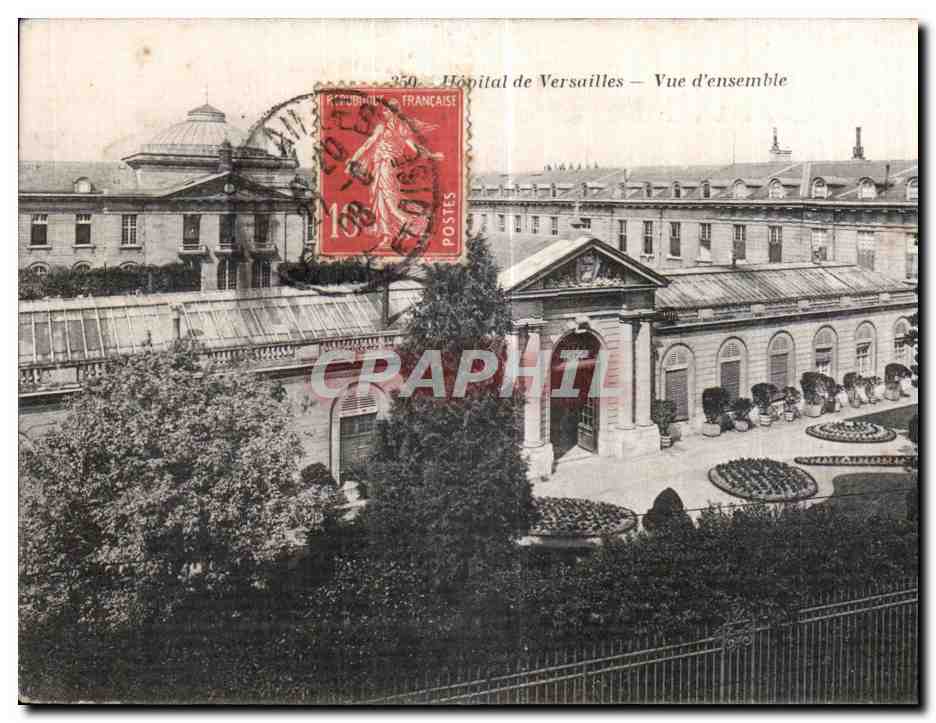 CPA Hopital de Versailles Vue d ensemble