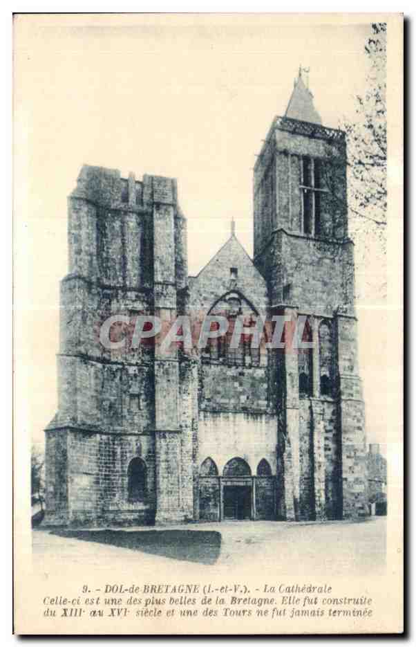 CPA Dol De Bretagne La Cathedrale Celle ci est une des plus beiles