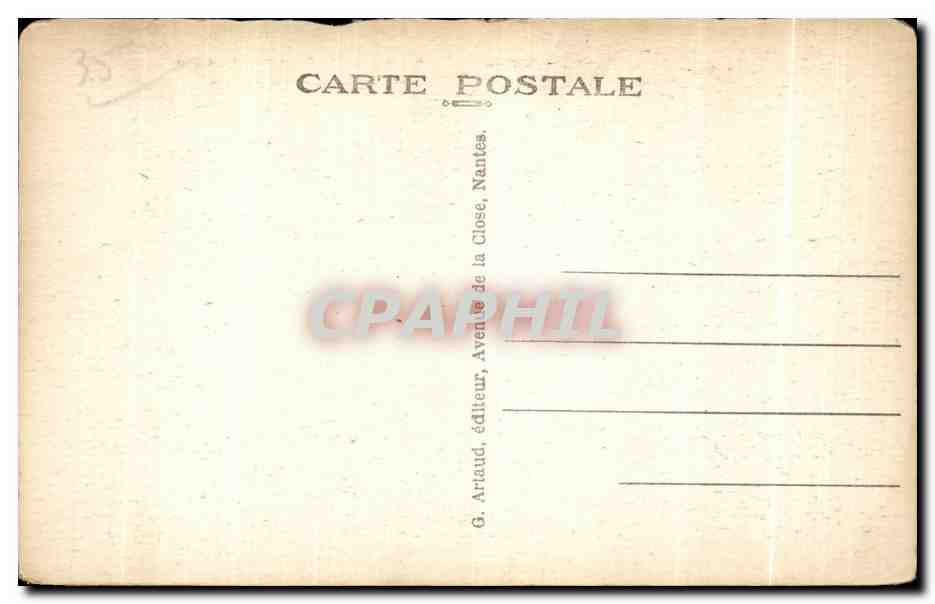 CPA Dol De Bretagne Le Porche de la Cathedrale — Rückseite