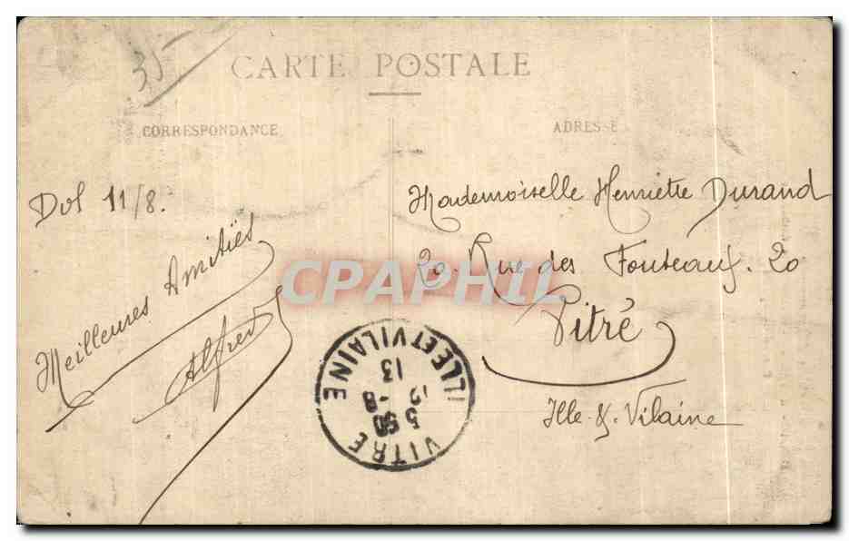 CPA Cote d Emeraude Dol De Bretagne Clocher de la Cathedrale Porche St Magloire — Rückseite
