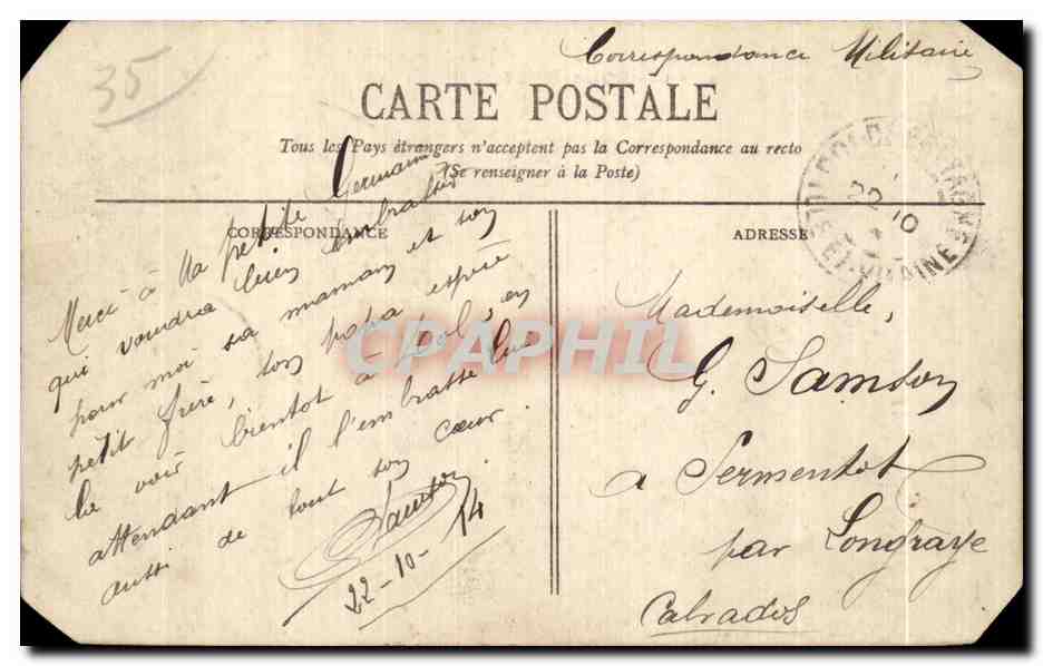 Dol-de-Bretagne — La Cathédrale (Côté Est) — G. F. n° 5121 — Reverso