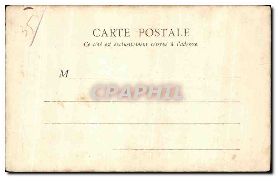 CPA Dol Pierre du Champ Dolent — Rückseite