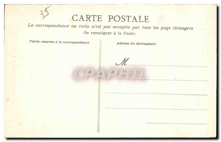 CPA Dol de Bretagne Le porte de l eveque  — Rückseite