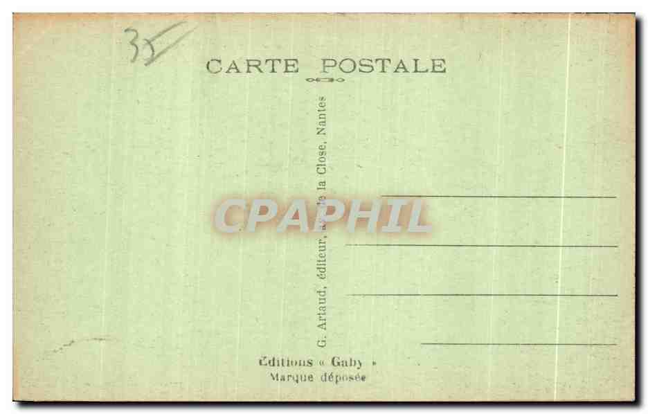 Dol-de-Bretagne (I.-et V.) — Le Porche de la Cathédrale — Gaby — Verso