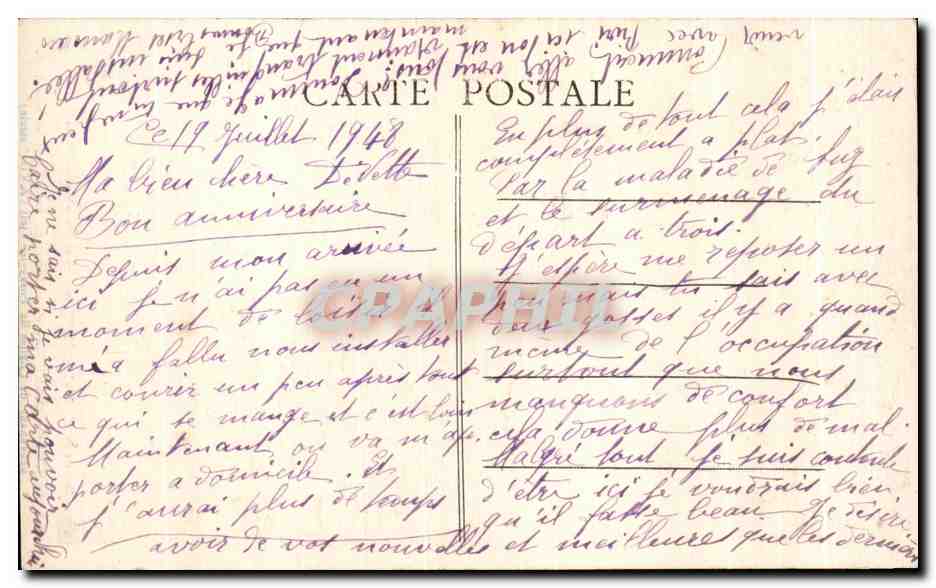 CPA La Roche Posay (Vienne) Autel du Sacre Coeur en bois dore prevenant de l eglise de Posay le Vieil — Back