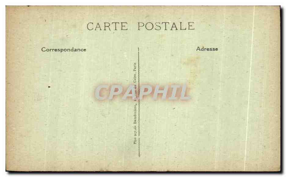 Château d'Hans (Marne) — résidence de la famille de Bercœur pendant la Grande Guerre 1914-17 — éditeur Bercœur — Verso