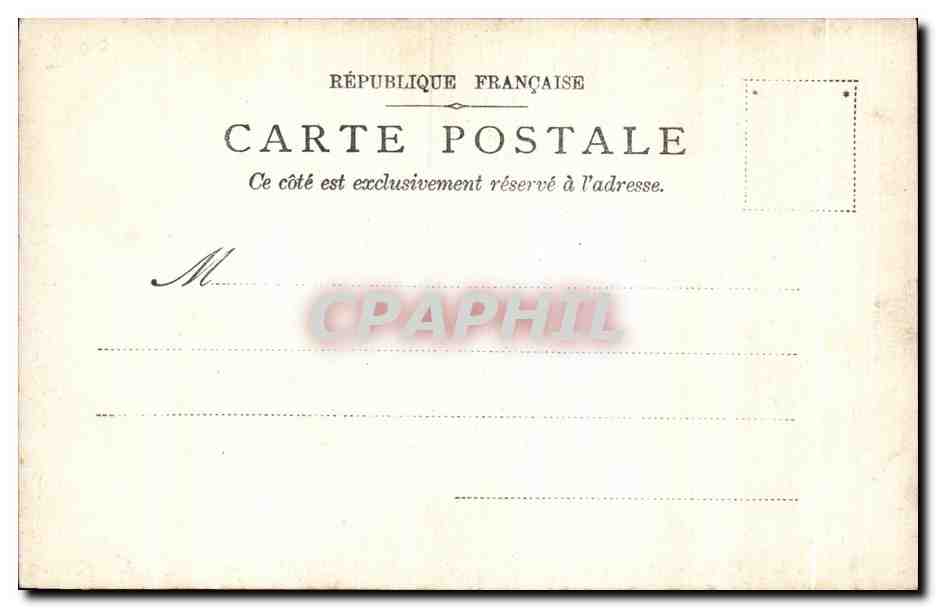 CPA Route de Flumet  — Rückseite