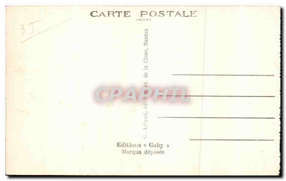 Rennes — Jardin du Palais Saint Georges — vue depuis un balcon, avec l'avenue Janvier en arrière-plan — éditeur Gaby — Reverso