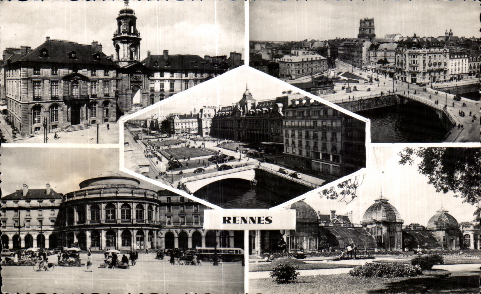 Rennes — vue panoramique — Éditions Nozaïs-Tenue, Nantes