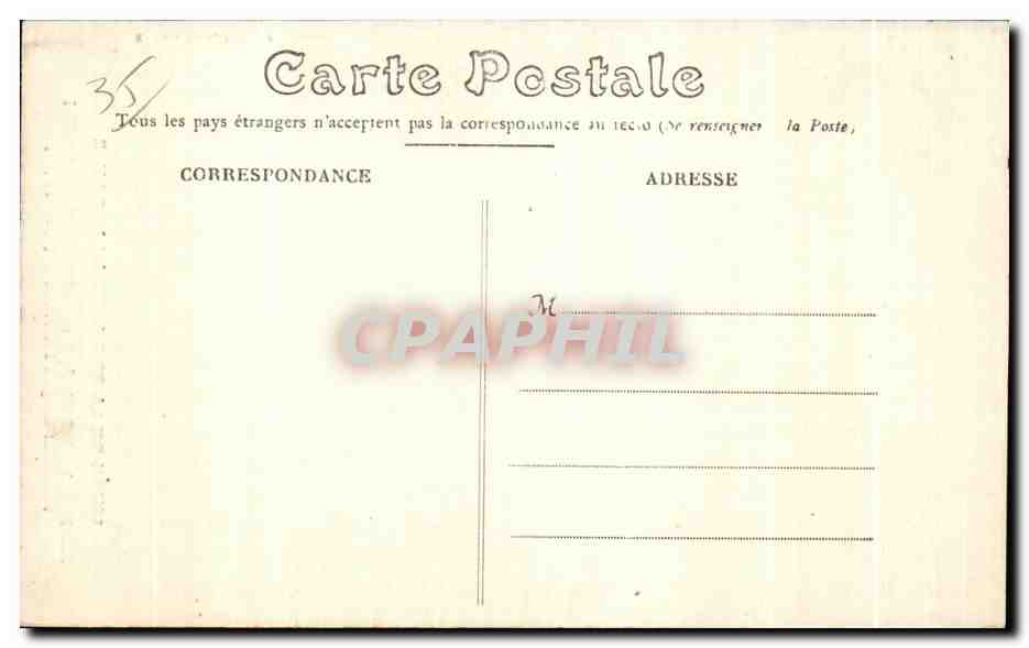 CPA Union De La Bretagne A La France Breiz Ha Bro C Hall O Vont D En Em Unani Monument Inaugure a Rennes — Rückseite