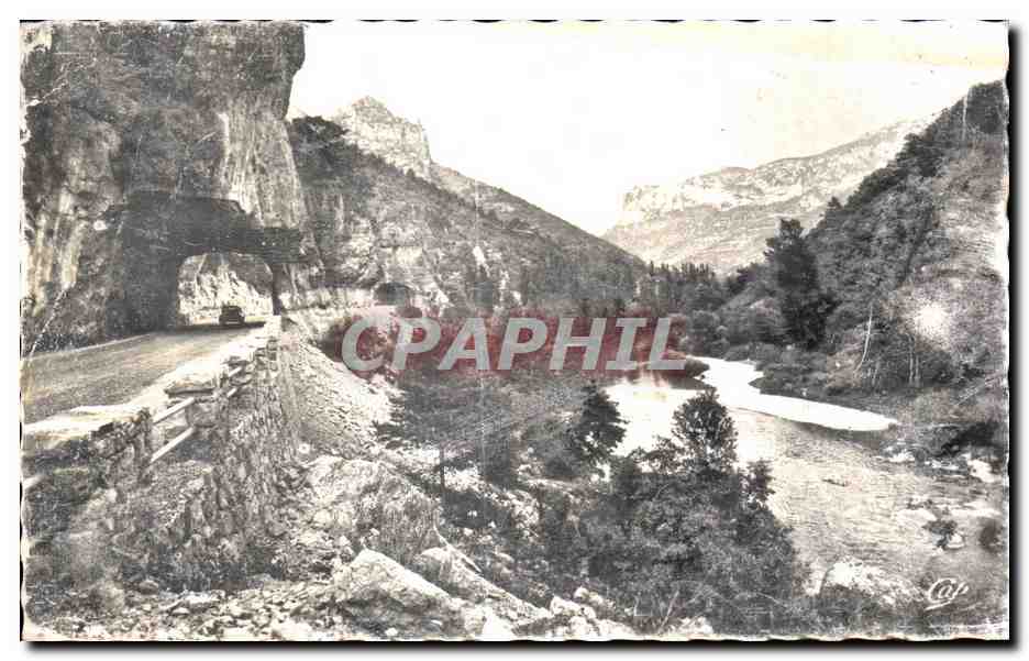 Antike Ansichtskarte Gorges du Tarn Der Tarn und die Route des Groges in der Nähe von Rozier