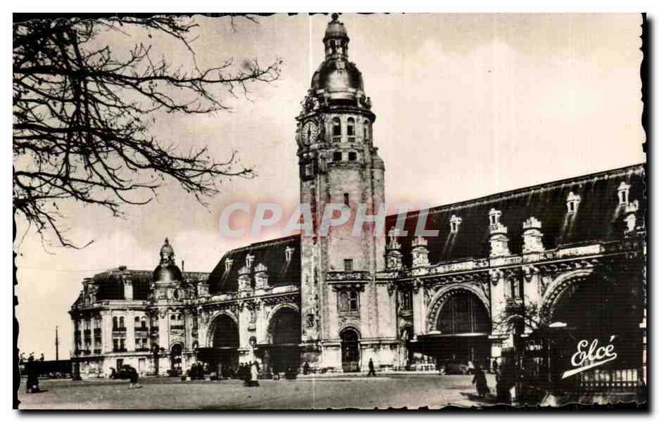 Gare de Lille — vue générale — Éditeur Elcé