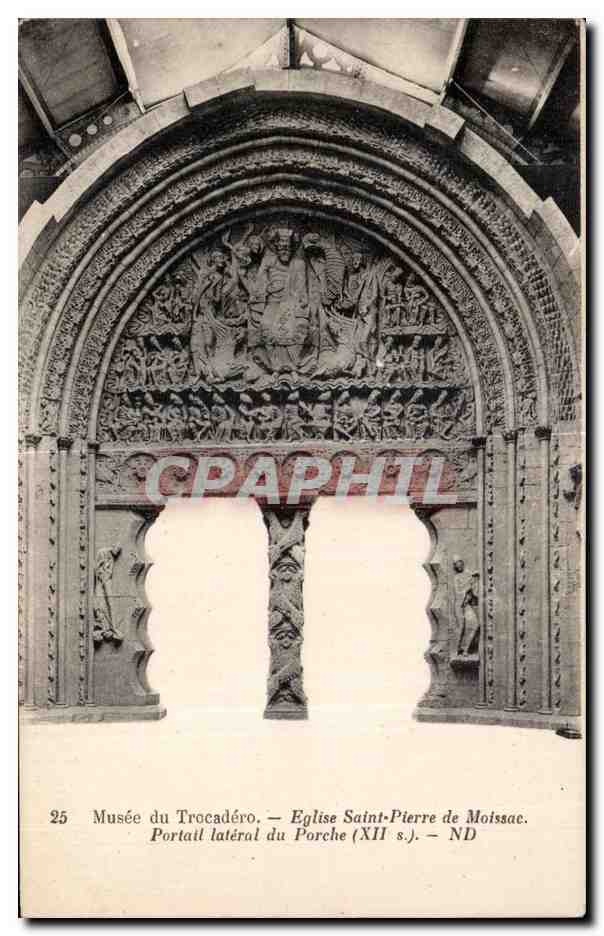 Portail latéral du Porche — Église Saint-Pierre de Moissac — XIIe s. — Musée du Trocadéro